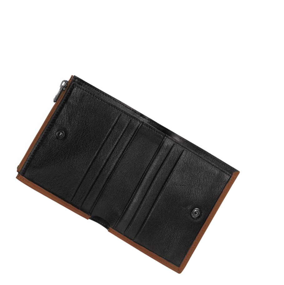 Longchamp 3D Miesten Lompakko Ruskea | Fi-PSUH120