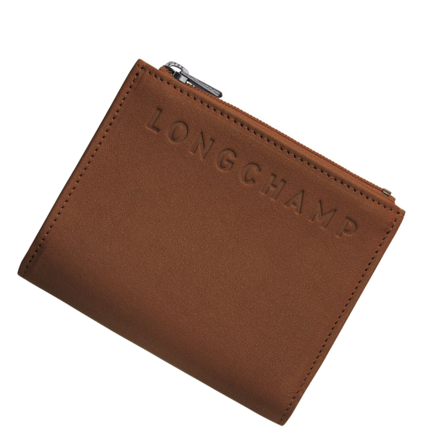 Longchamp 3D Miesten Lompakko Ruskea | Fi-PSUH120