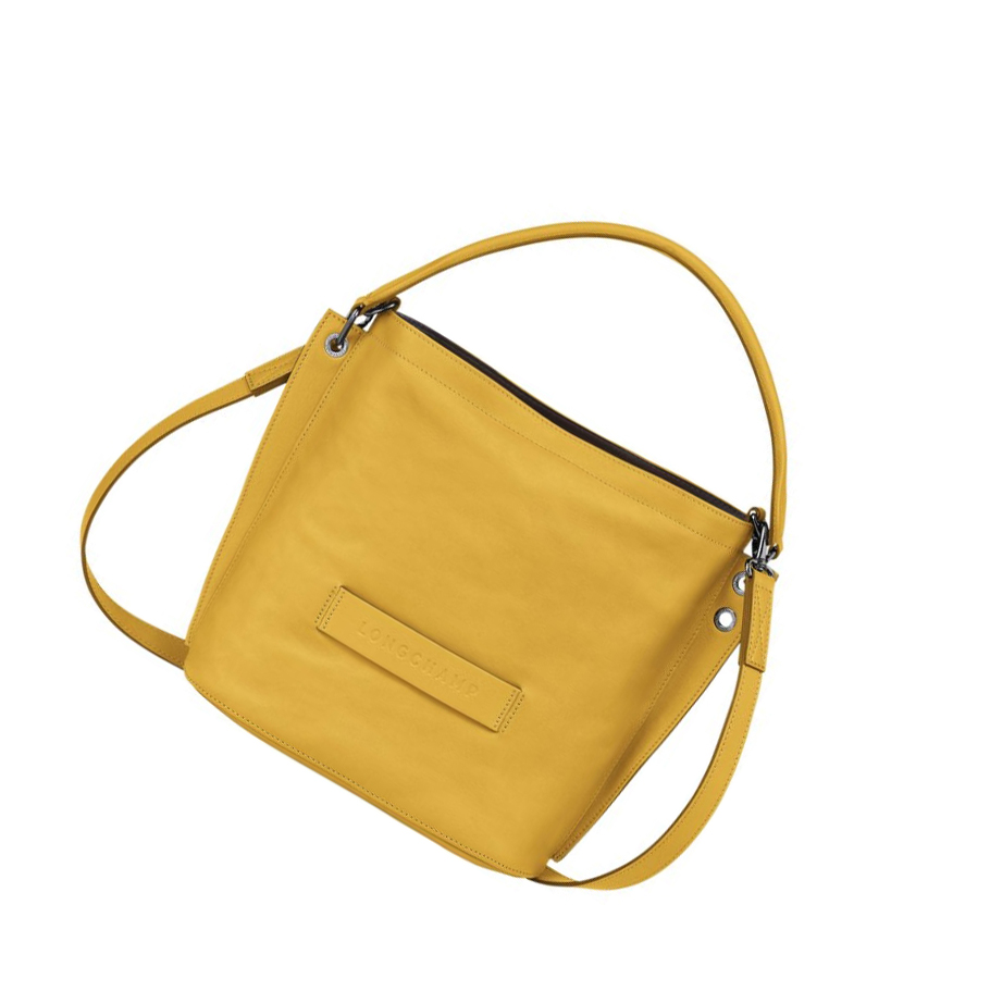 Longchamp 3D Naisten Crossbody Laukut Keltainen | Fi-NJTD605