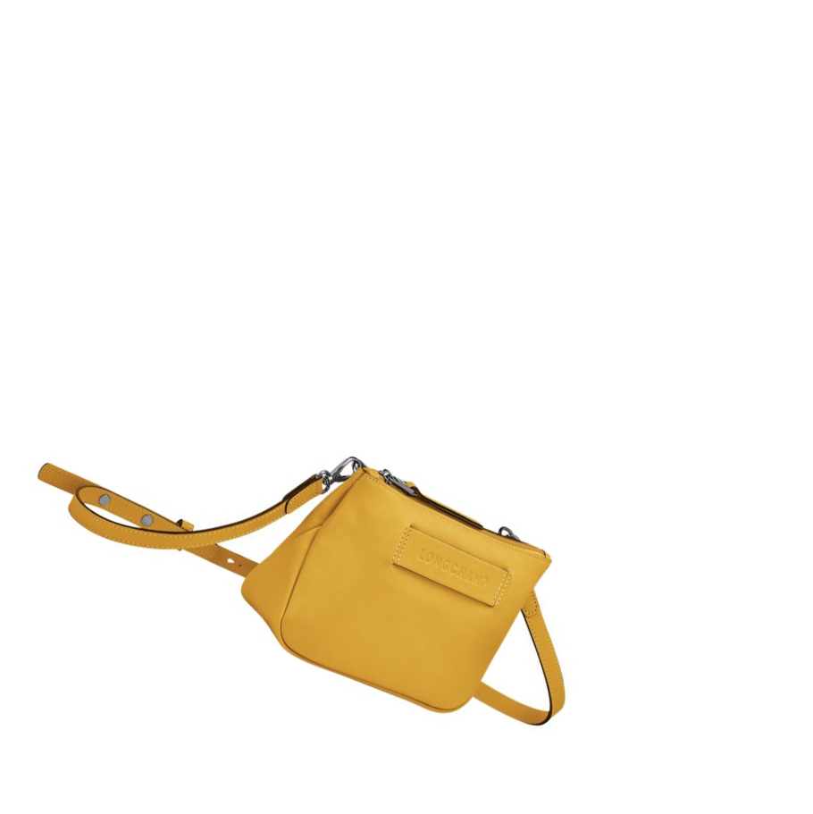Longchamp 3D Naisten Crossbody Laukut Keltainen | Fi-WEZM052
