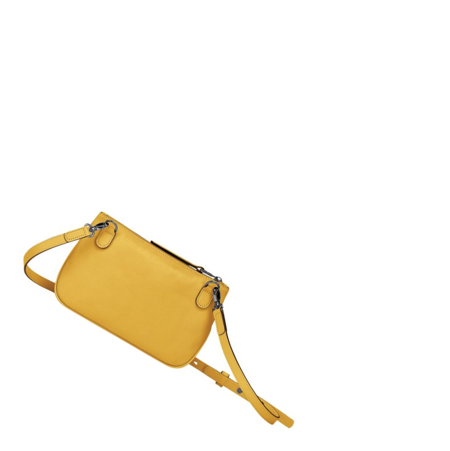 Longchamp 3D Naisten Crossbody Laukut Keltainen | Fi-WEZM052