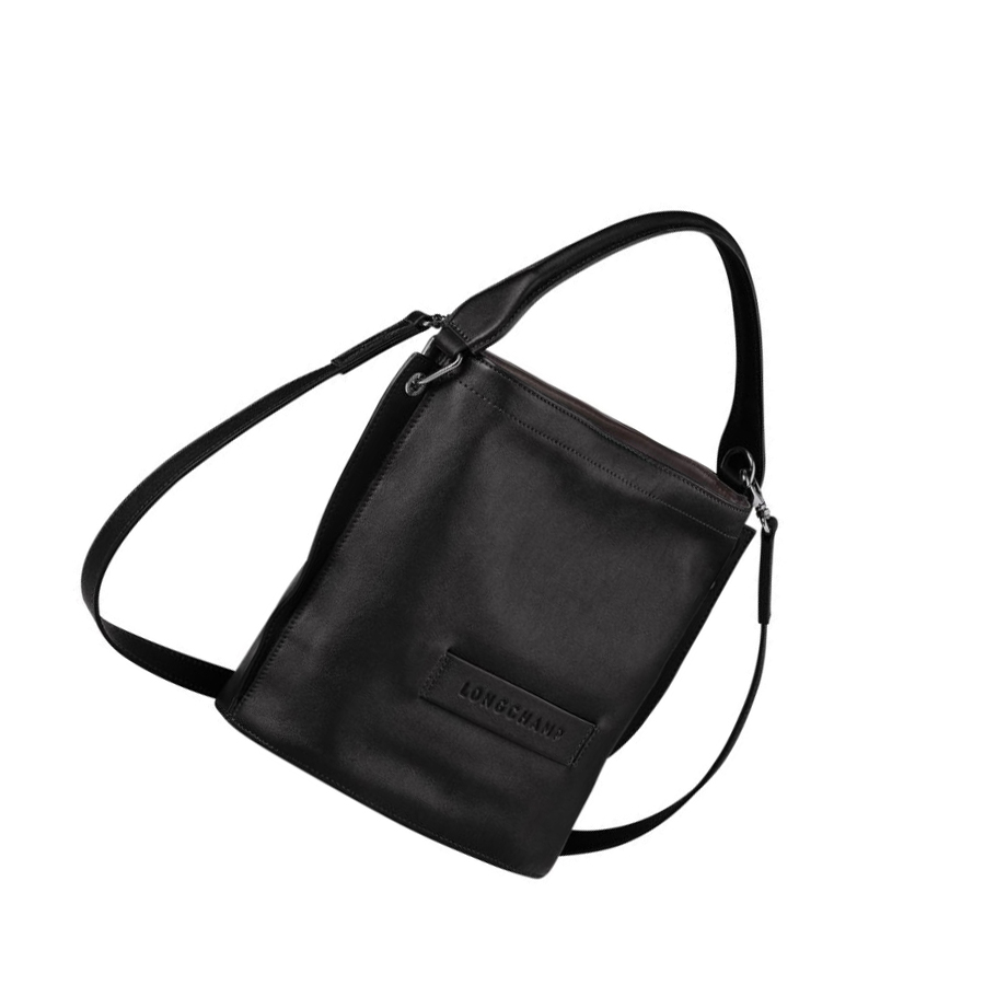 Longchamp 3D Naisten Crossbody Laukut Mustat | Fi-MGKI817
