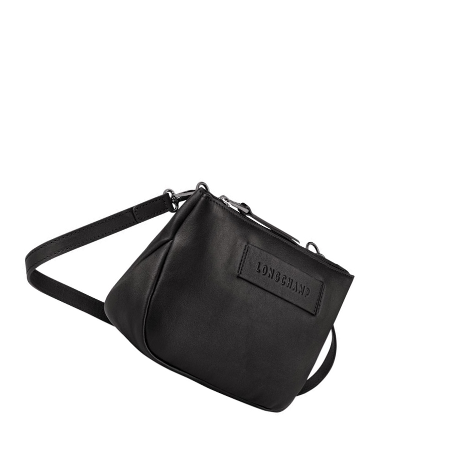 Longchamp 3D Naisten Crossbody Laukut Mustat | Fi-TDVY149