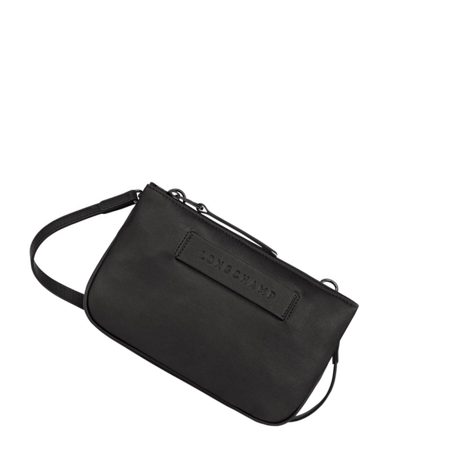 Longchamp 3D Naisten Crossbody Laukut Mustat | Fi-TDVY149