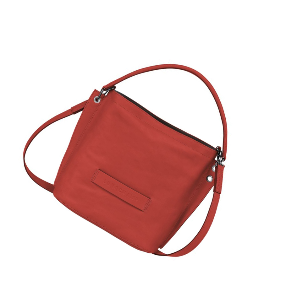 Longchamp 3D Naisten Crossbody Laukut Punainen | Fi-XRVK637