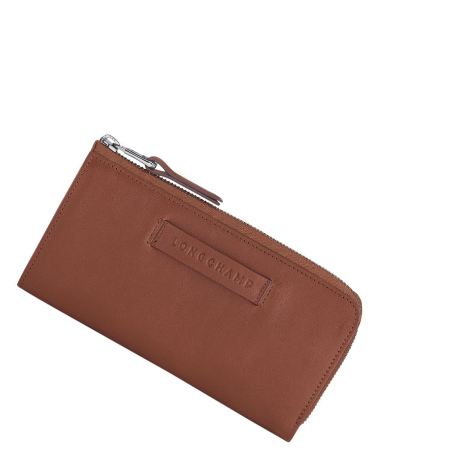 Longchamp 3D Naisten Lompakko Ruskea | Fi-VUDG798