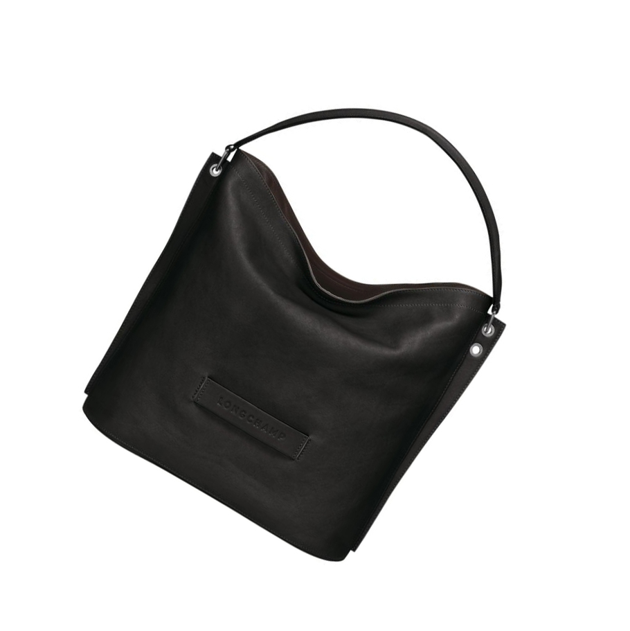 Longchamp 3D Naisten Olkalaukku Mustat | Fi-DIBJ178