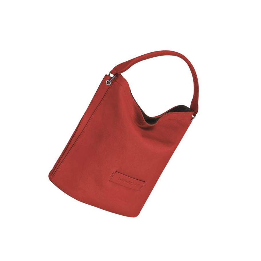 Longchamp 3D Naisten Olkalaukku Punainen | Fi-HOTZ142
