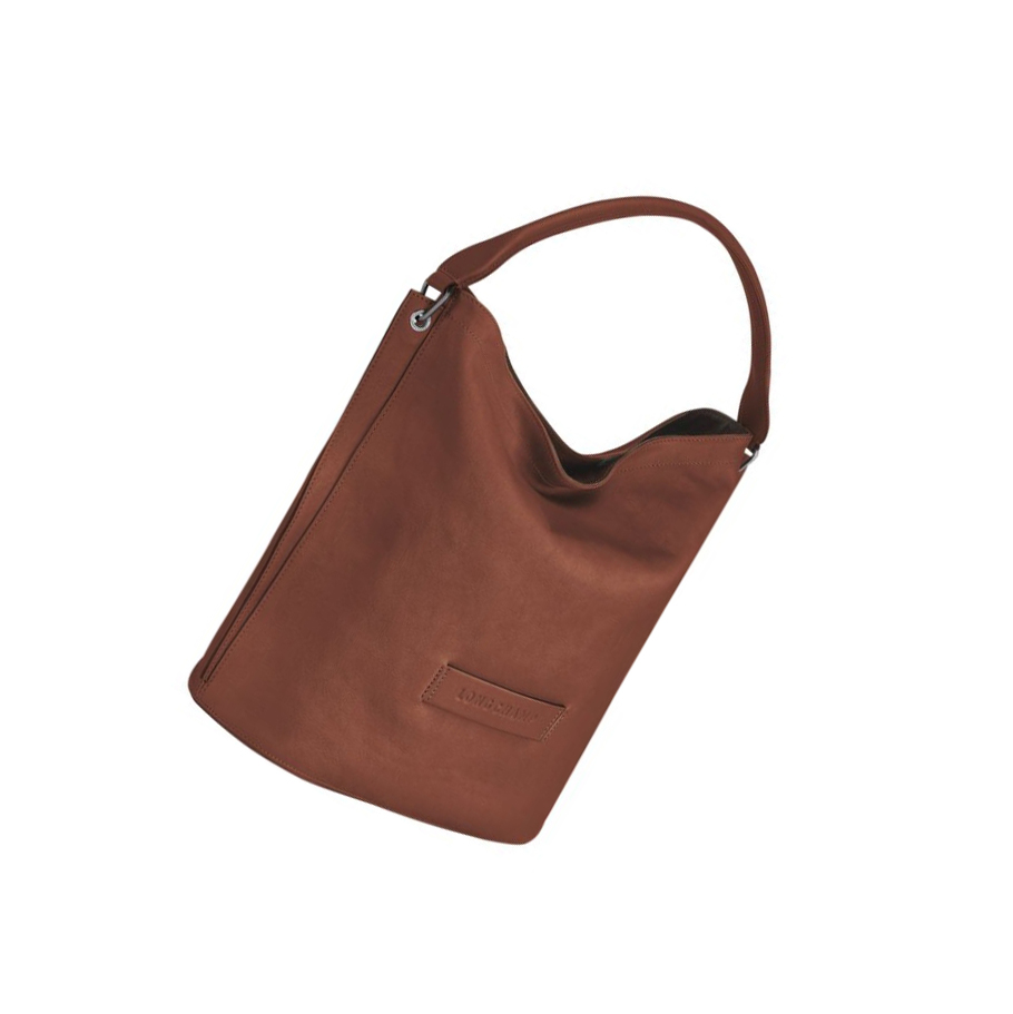 Longchamp 3D Naisten Olkalaukku Ruskea | Fi-DZQU835