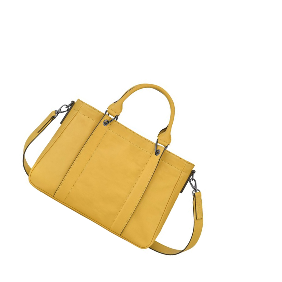 Longchamp 3D S Naisten Käsilaukut Keltainen | Fi-ZKNJ624