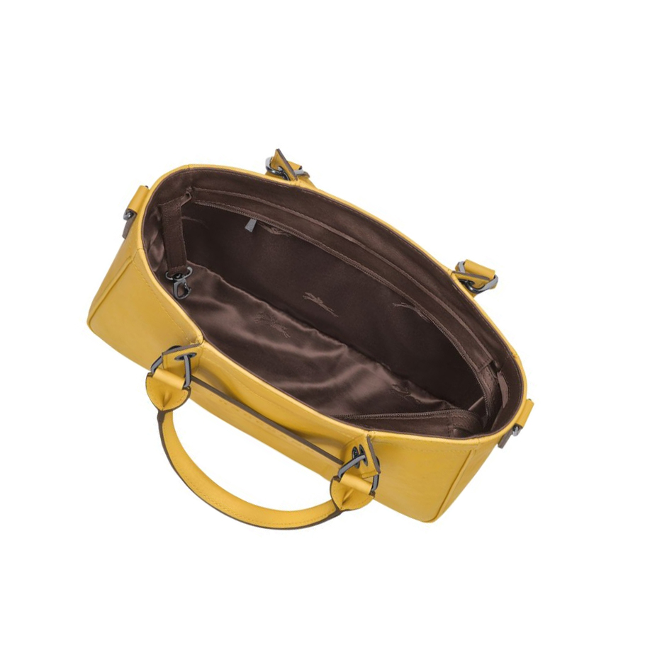 Longchamp 3D S Naisten Käsilaukut Keltainen | Fi-ZKNJ624
