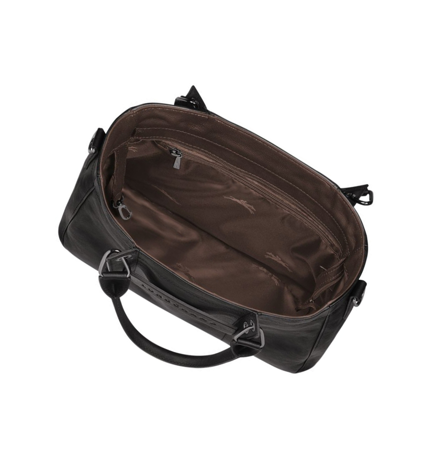 Longchamp 3D S Naisten Käsilaukut Mustat | Fi-ETPF752