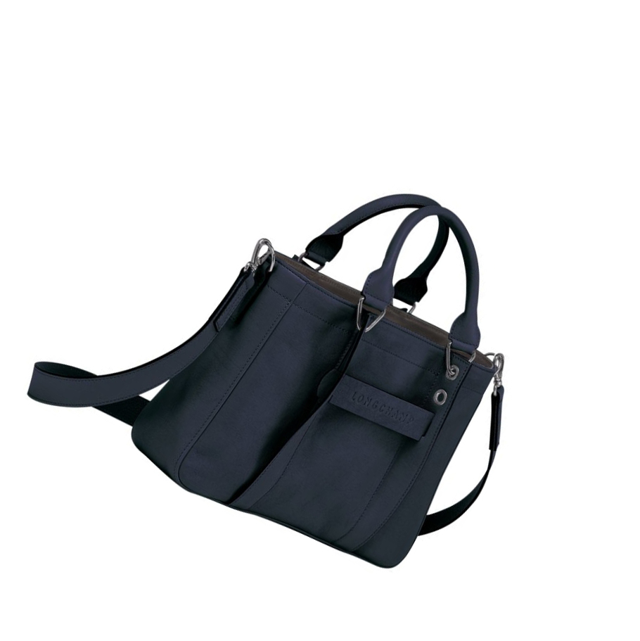 Longchamp 3D S Naisten Käsilaukut Sininen | Fi-QKZU472