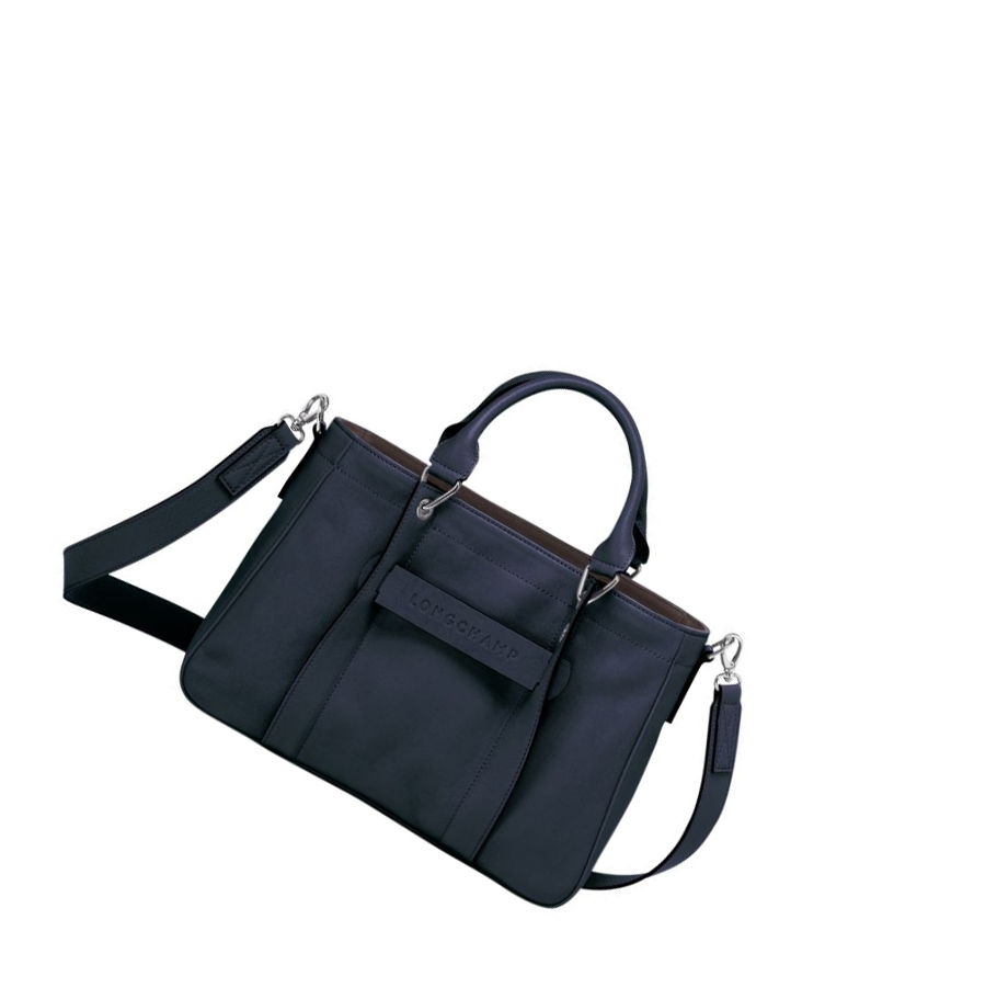 Longchamp 3D S Naisten Käsilaukut Sininen | Fi-QKZU472