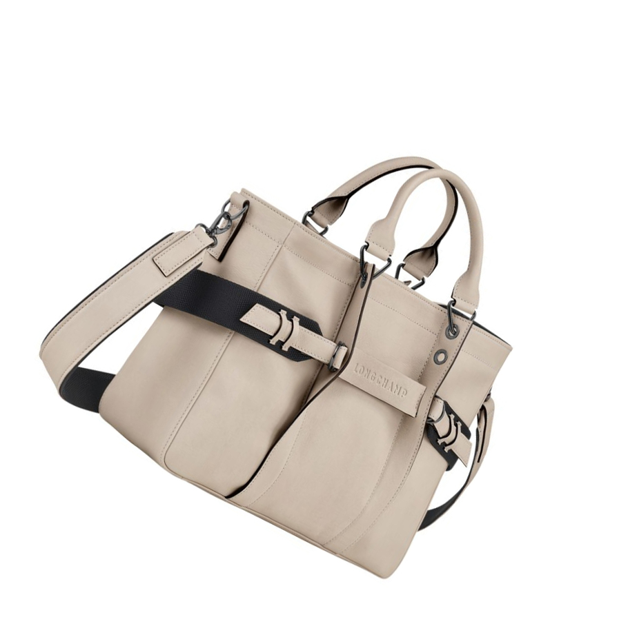 Longchamp 3D Sangle M Naisten Käsilaukut Beige | Fi-QJIA897