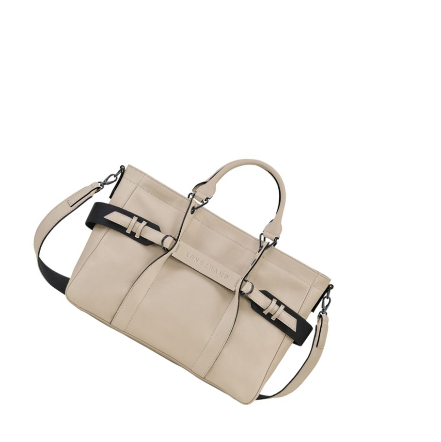 Longchamp 3D Sangle M Naisten Käsilaukut Beige | Fi-QJIA897
