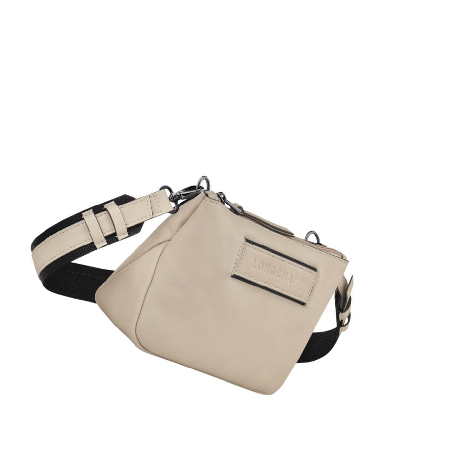 Longchamp 3D Sangle Naisten Crossbody Laukut Beige | Fi-HMUO082