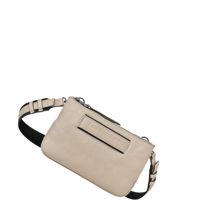 Longchamp 3D Sangle Naisten Crossbody Laukut Beige | Fi-HMUO082