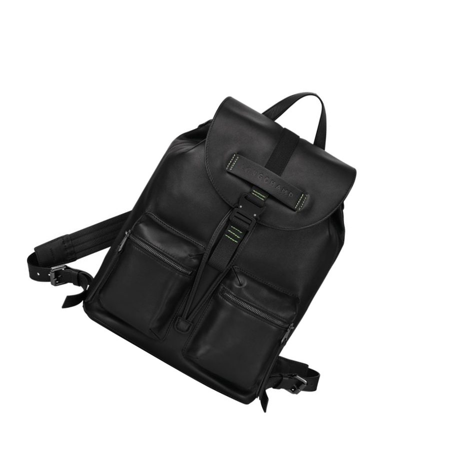 Longchamp 3D Ultra Black M Miesten Reppu Mustat | Fi-CTAZ351