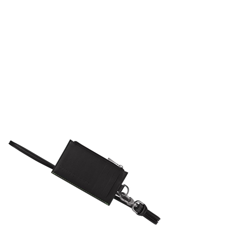 Longchamp 3D Ultra Black Miesten Kolikkokukkarot Mustat | Fi-FTMO809