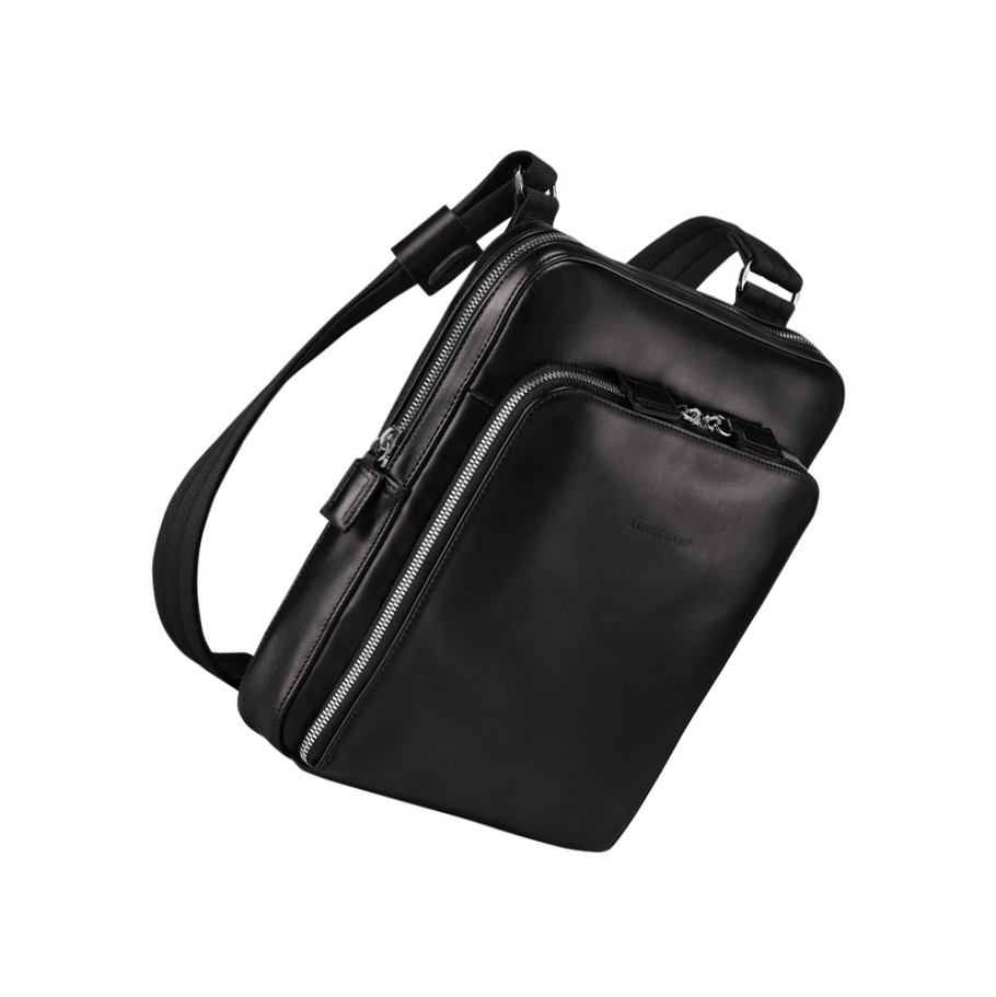 Longchamp Baxi L Miesten Crossbody Laukut Mustat | Fi-MDON874