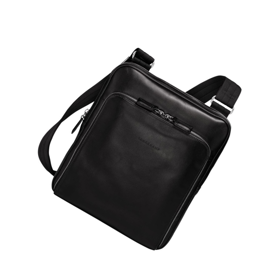 Longchamp Baxi L Miesten Crossbody Laukut Mustat | Fi-MDON874
