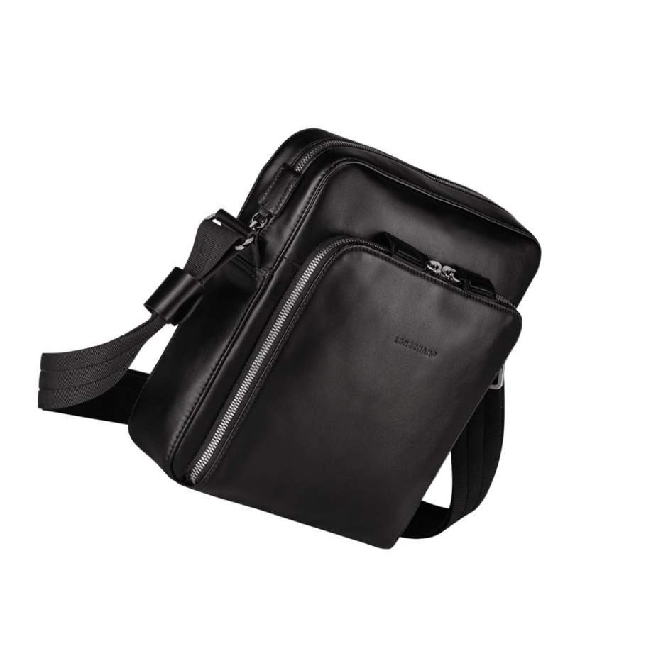 Longchamp Baxi M Miesten Crossbody Laukut Mustat | Fi-BRZO187