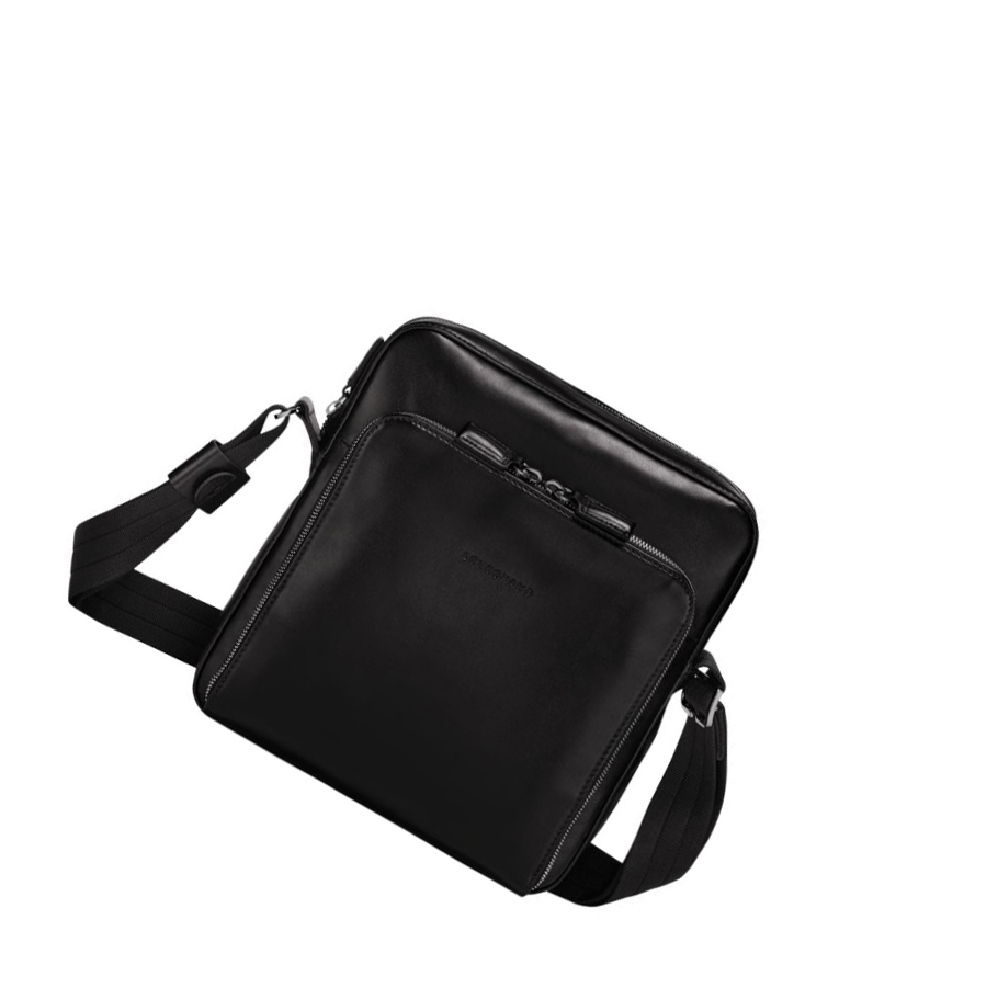 Longchamp Baxi M Miesten Crossbody Laukut Mustat | Fi-BRZO187