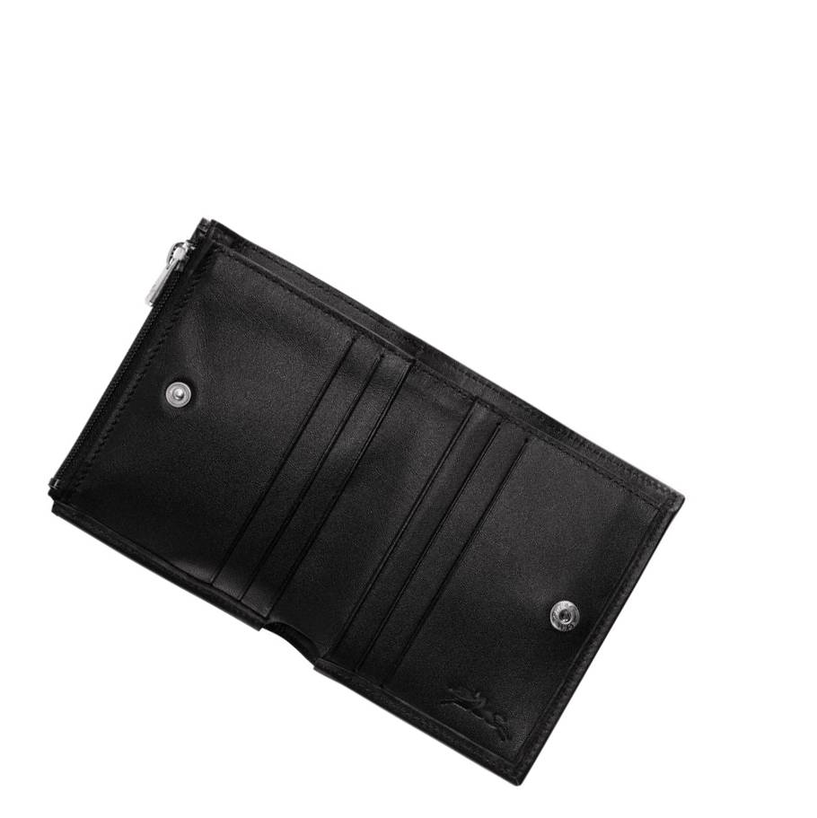 Longchamp Baxi Miesten Lompakko Mustat | Fi-RDPI820