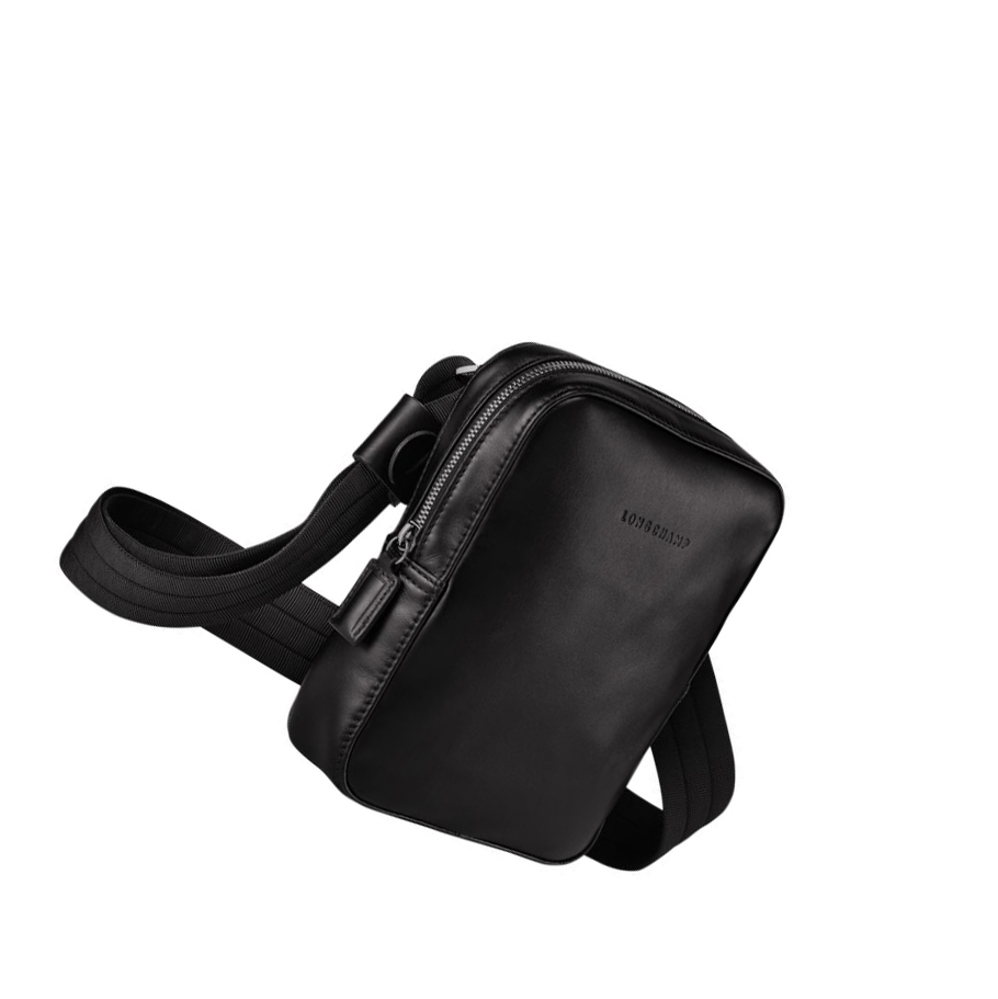 Longchamp Baxi S Miesten Crossbody Laukut Mustat | Fi-PRVF014