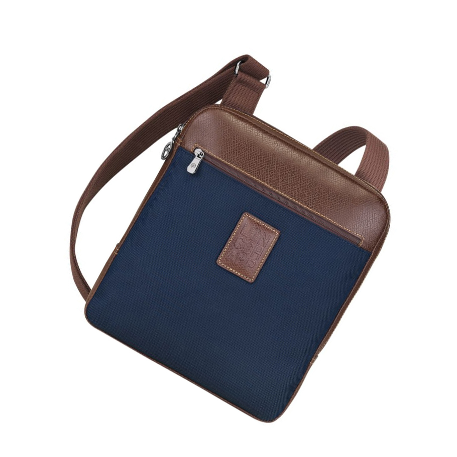Longchamp Boxford L Miesten Crossbody Laukut Laivastonsininen | Fi-GYQD910