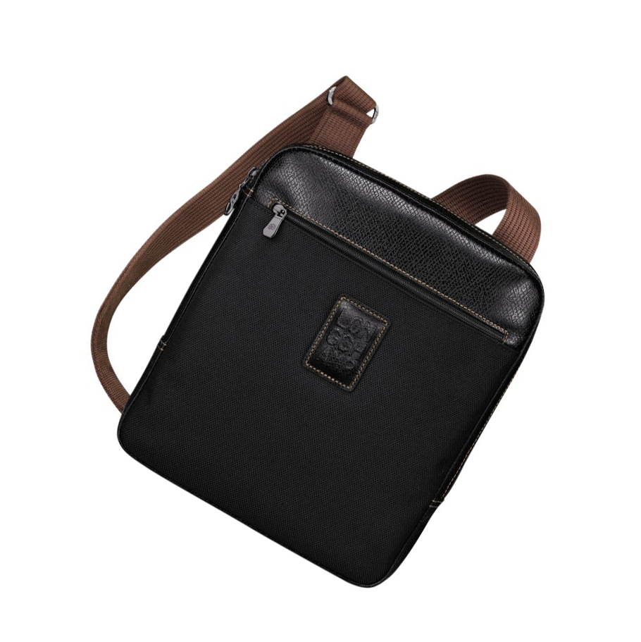 Longchamp Boxford L Miesten Crossbody Laukut Mustat | Fi-ZYCK068