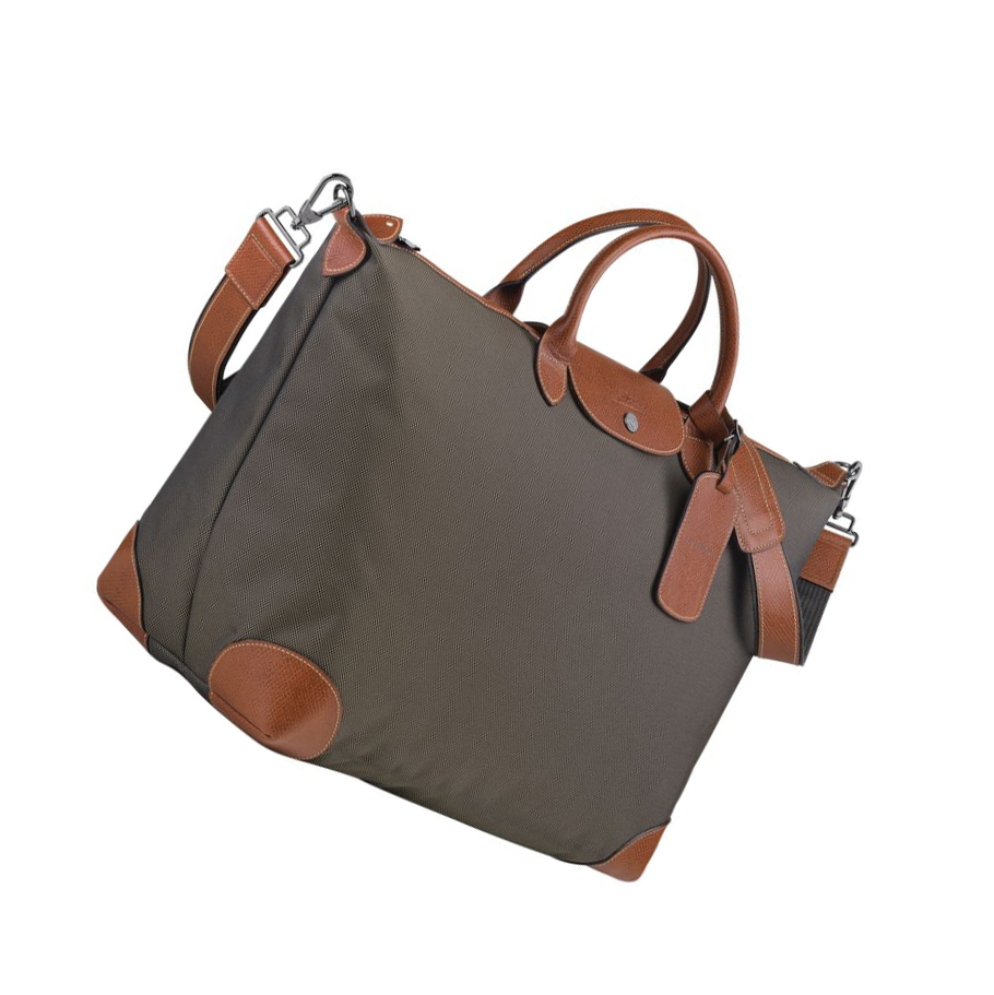 Longchamp Boxford L Miesten Matkakassit Ruskea | Fi-GCDU380