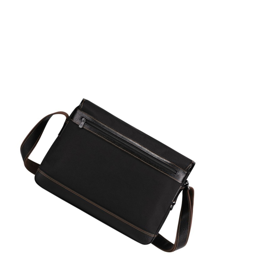 Longchamp Boxford Miesten Crossbody Laukut Mustat | Fi-FDAR306