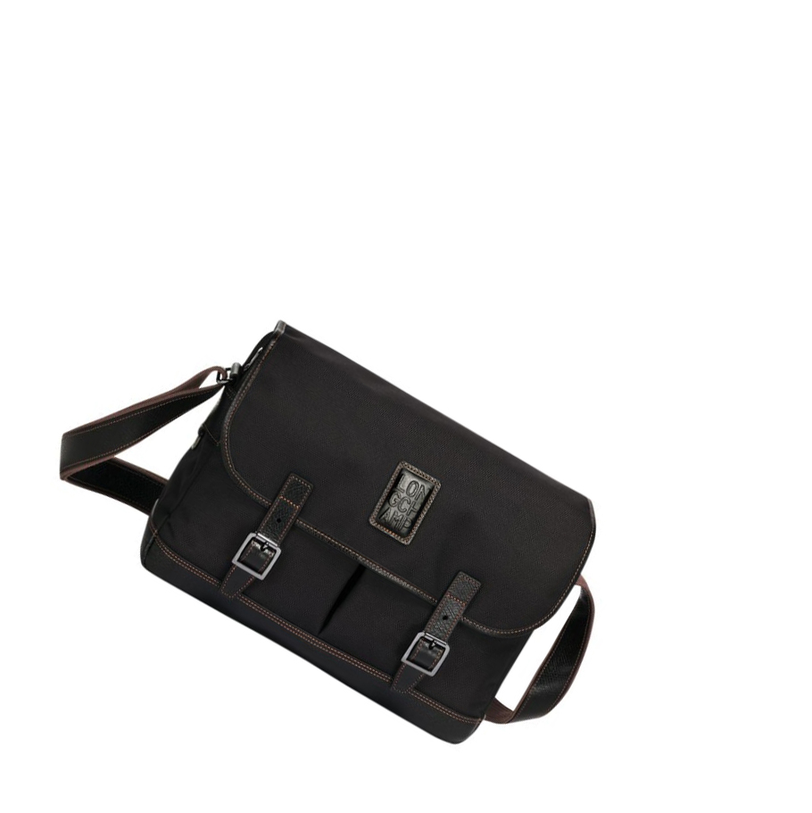 Longchamp Boxford Miesten Crossbody Laukut Mustat | Fi-FDAR306
