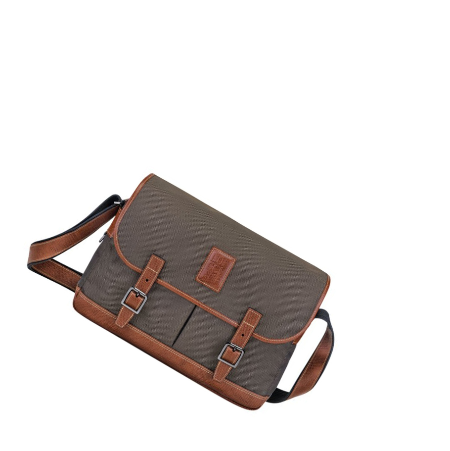 Longchamp Boxford Miesten Crossbody Laukut Ruskea | Fi-TJXB916