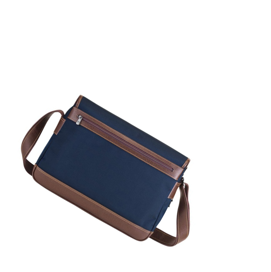 Longchamp Boxford Miesten Crossbody Laukut Laivastonsininen | Fi-YQFX231