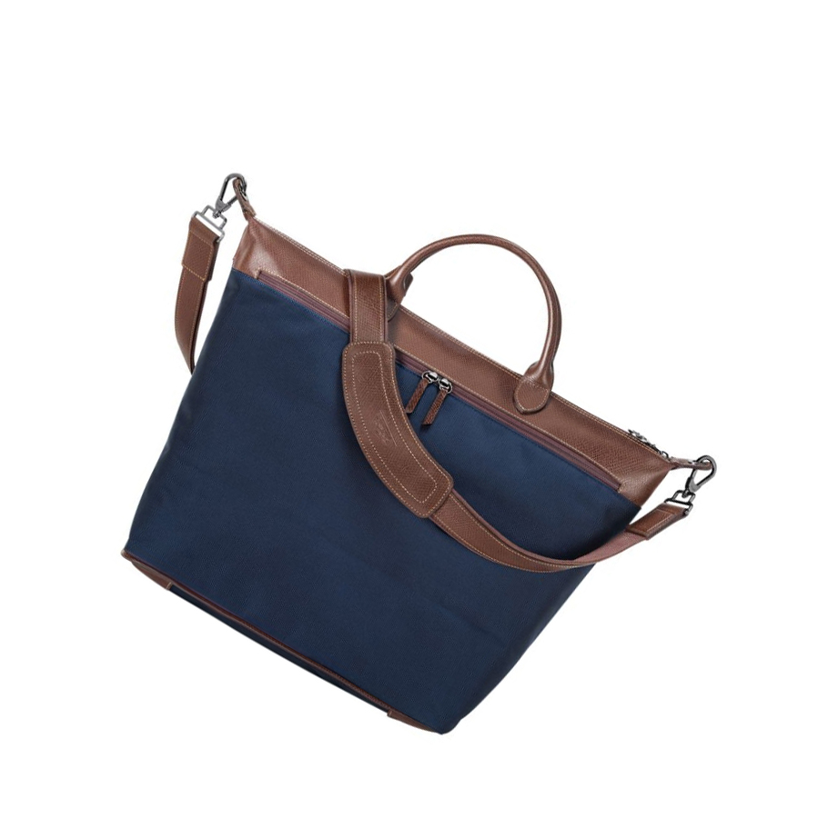 Longchamp Boxford Miesten Matkakassit Laivastonsininen | Fi-JYAV572