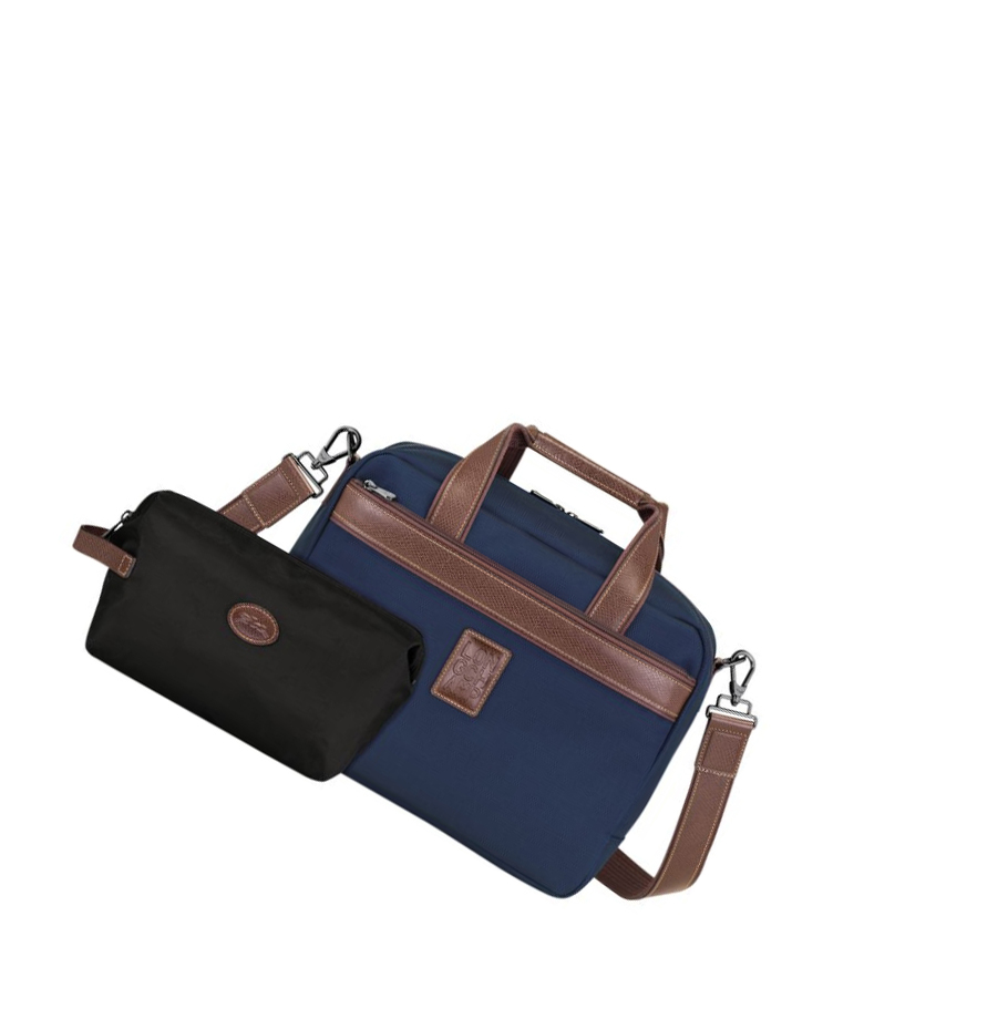 Longchamp Boxford Miesten Matkakassit Laivastonsininen | Fi-ZMWI701