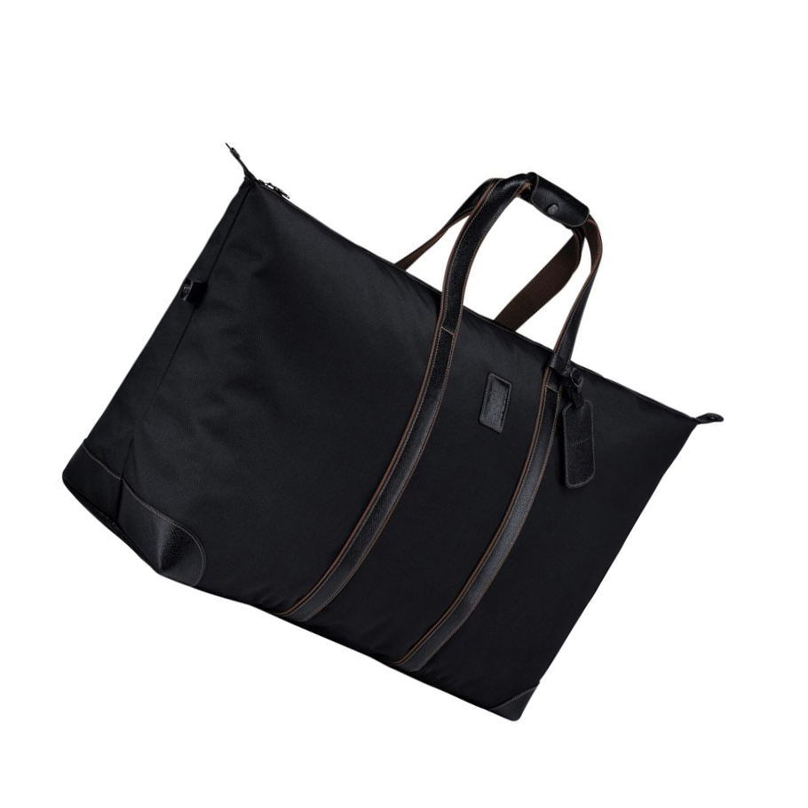 Longchamp Boxford Miesten Matkakassit Mustat | Fi-FYKL860
