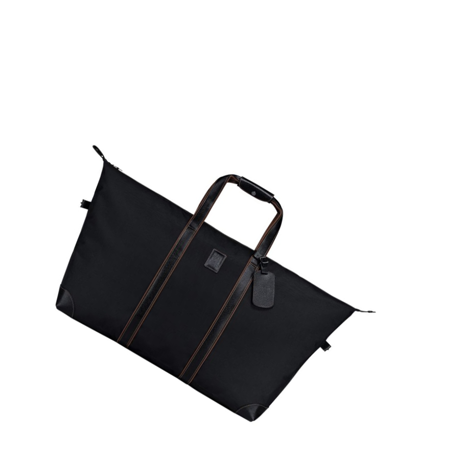 Longchamp Boxford Miesten Matkakassit Mustat | Fi-FYKL860