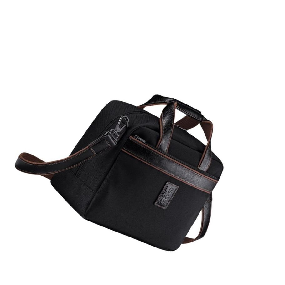 Longchamp Boxford Miesten Matkakassit Mustat | Fi-RECJ156