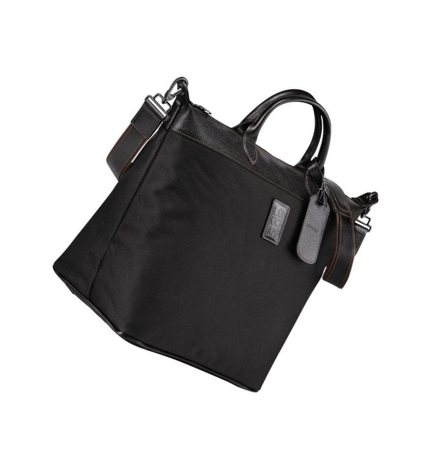 Longchamp Boxford Miesten Matkakassit Mustat | Fi-UETA471