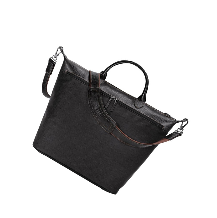 Longchamp Boxford Miesten Matkakassit Mustat | Fi-UETA471