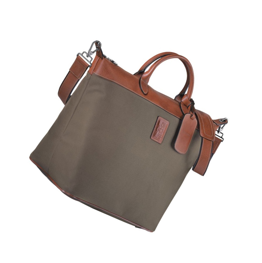 Longchamp Boxford Miesten Matkakassit Ruskea | Fi-LWCD870