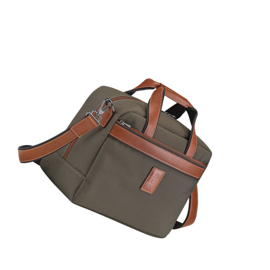 Longchamp Boxford Miesten Matkakassit Ruskea | Fi-YSKT631