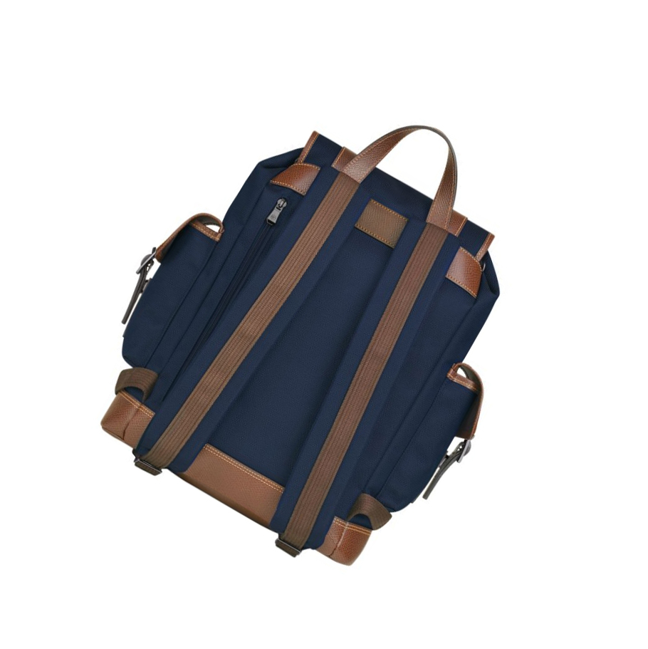 Longchamp Boxford Miesten Reppu Laivastonsininen | Fi-RBET095