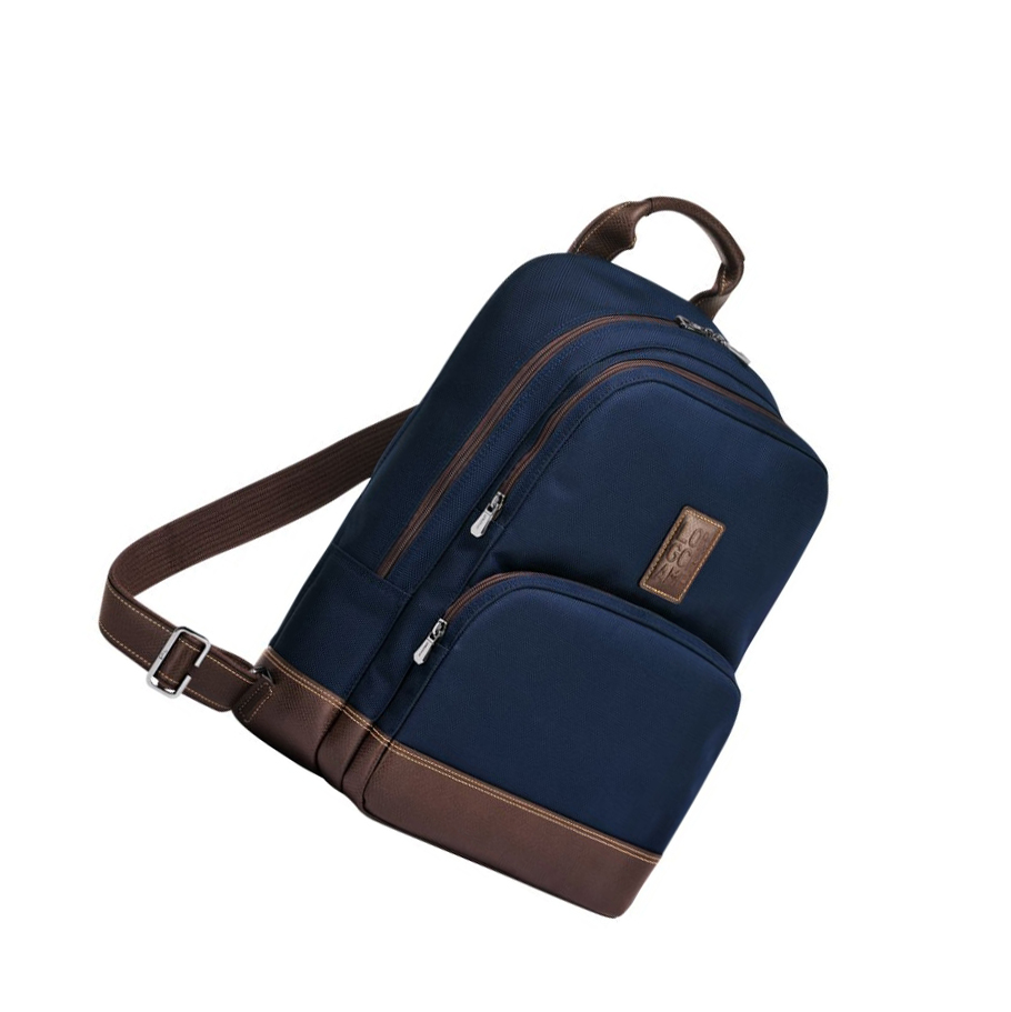 Longchamp Boxford Miesten Reppu Laivastonsininen | Fi-SPIK914