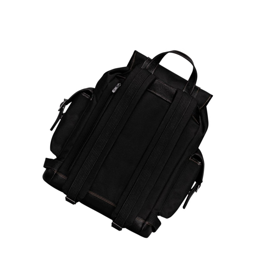 Longchamp Boxford Miesten Reppu Mustat | Fi-CZGU754