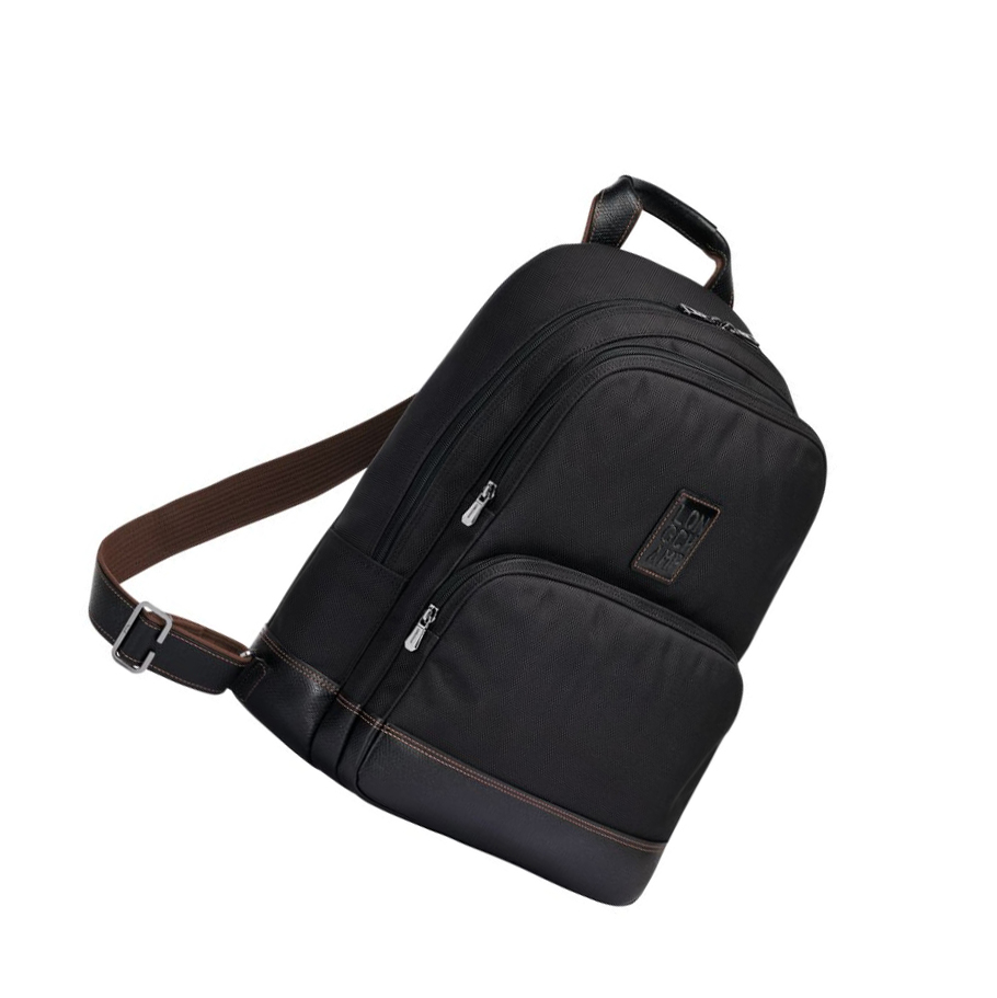 Longchamp Boxford Miesten Reppu Mustat | Fi-EHBQ298